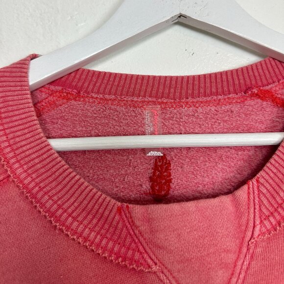 FREE PEOPLE Movement Intercept Oversized Sweatshirt in Electric Sunset X-Large - Picture 5 of 9